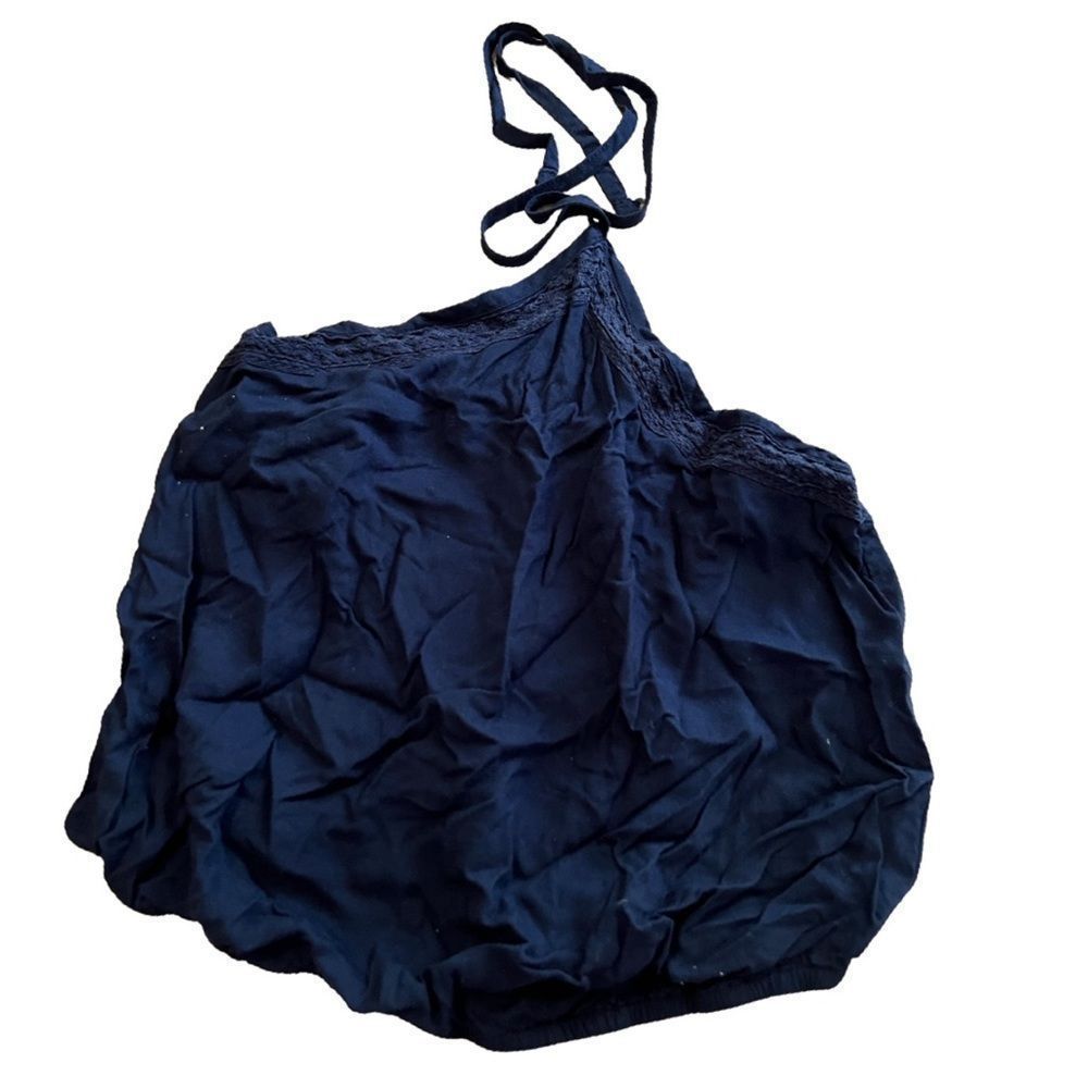 Hollister Navy Halter top XS